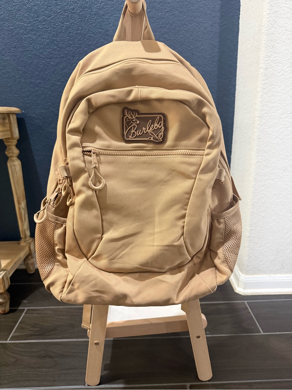 BURLEBO Beige/Tan Men's Everyday Backpack